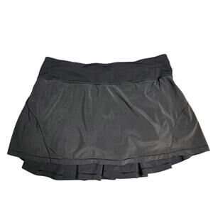 Lululemon Run Pace Setter Black Skort Size: 6